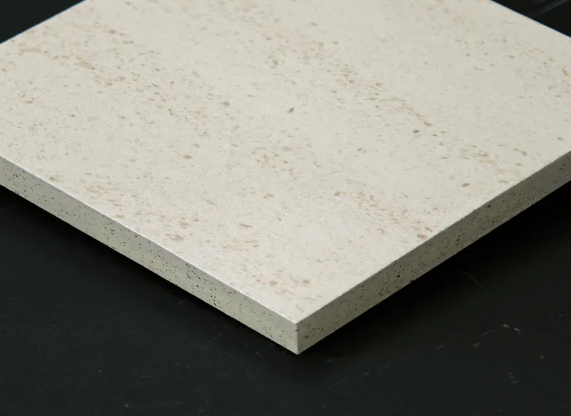 What Makes Travertine-Look Porcelain Tiles Ideal For Large-Scale Commercial Plaza Projects?